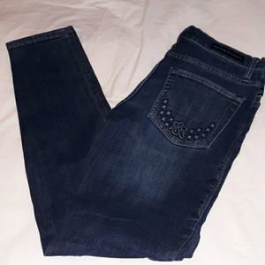 Rock & Republic Berlin Skinny Jeans Raised Stars‎ 6